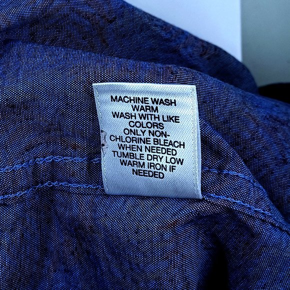 Mens ROWM Floral Shirt Size XL Short Sleeves Tropical Multicolor Rust Button Up - Picture 5 of 6